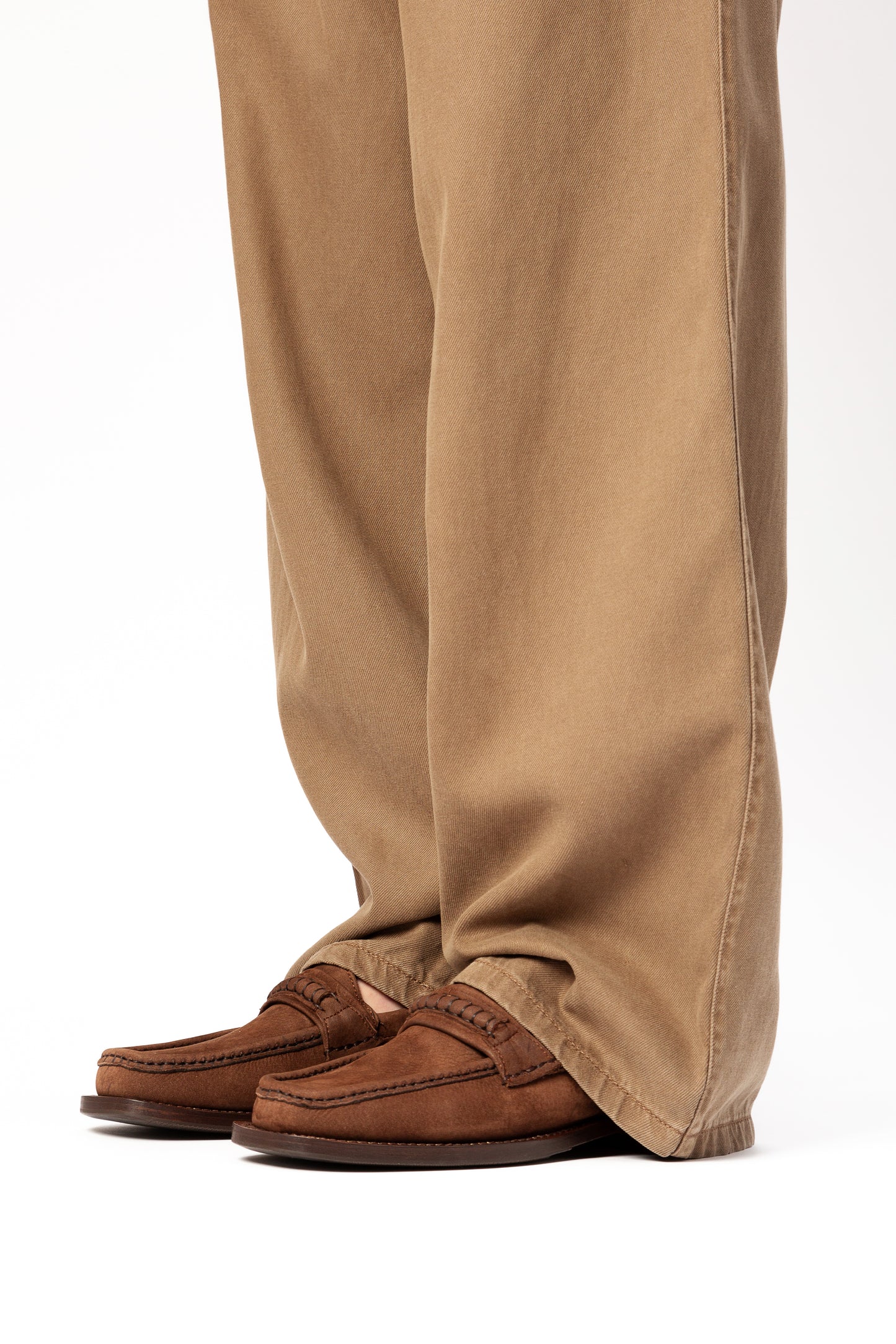 BORADA BORDÓN NOBUCK - Slip-on Moc Toe Loafer