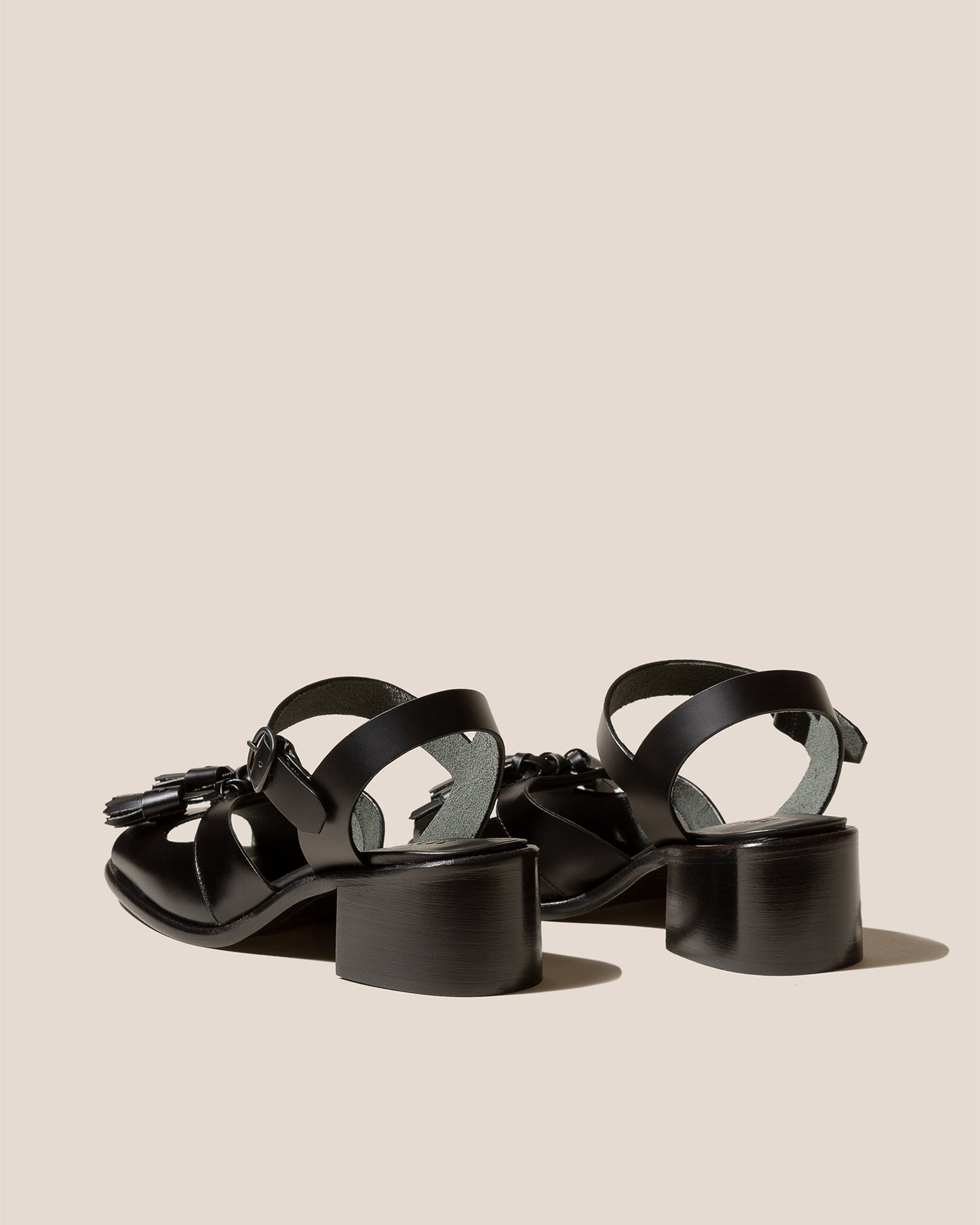 BOQUERIA HEELED - Open-Toe Tasseled Sandal