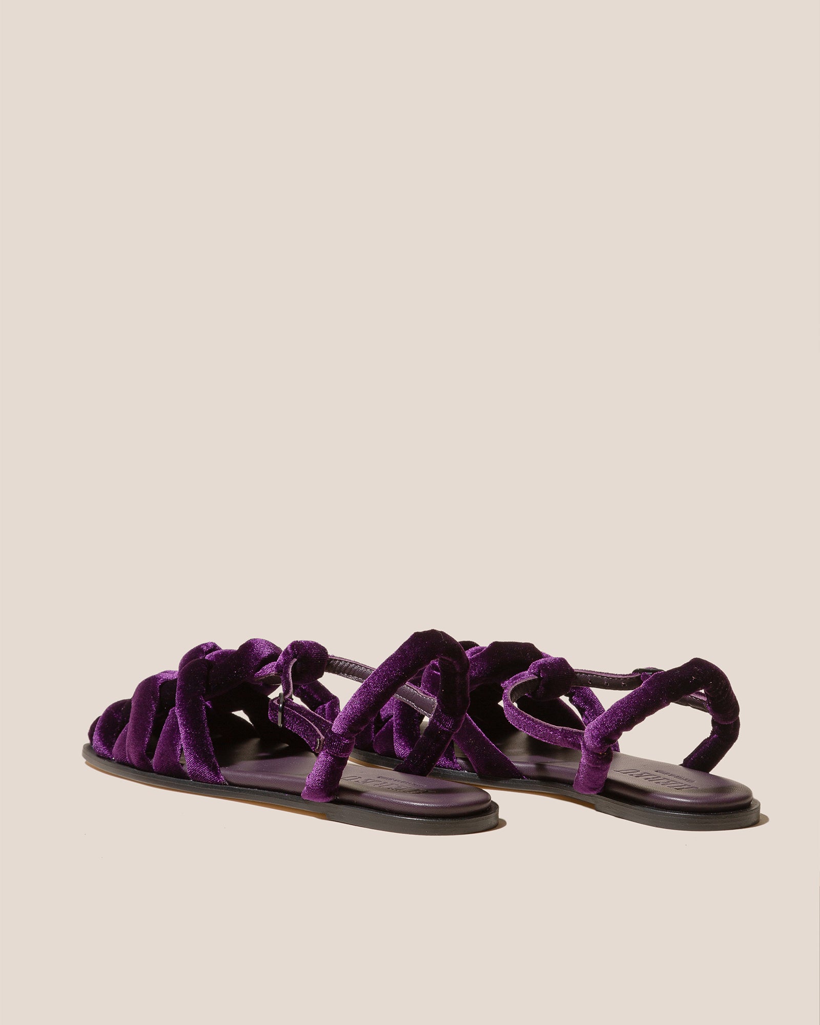 【HEREU】KLAVA SANDALS - LAVENDER Hereu Clava Glossy Crinkled Sandal - Lavender | Garmentory