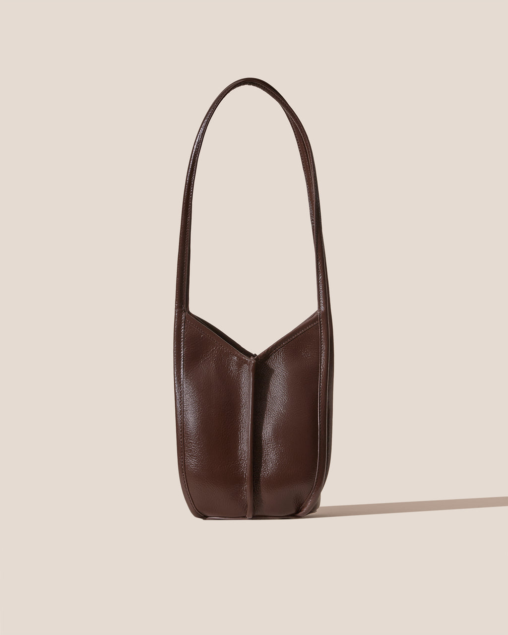 CALELLA BUCKET LEATHER - Leather-trimmed Shoulder Bag