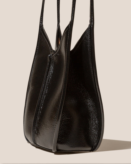 CALELLA BUCKET LEATHER - Leather-trimmed Shoulder Bag