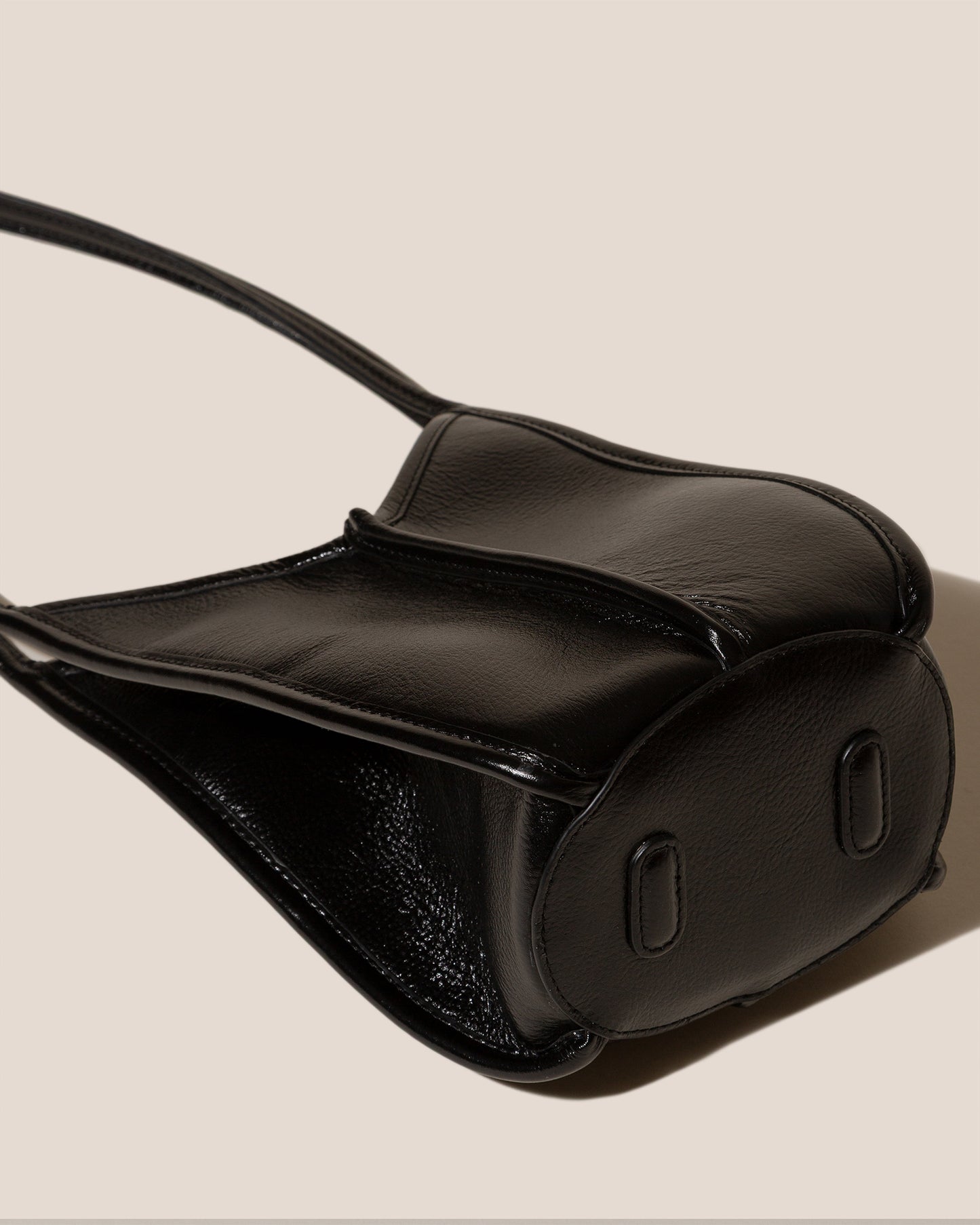 CALELLA BUCKET LEATHER - Leather-trimmed Shoulder Bag