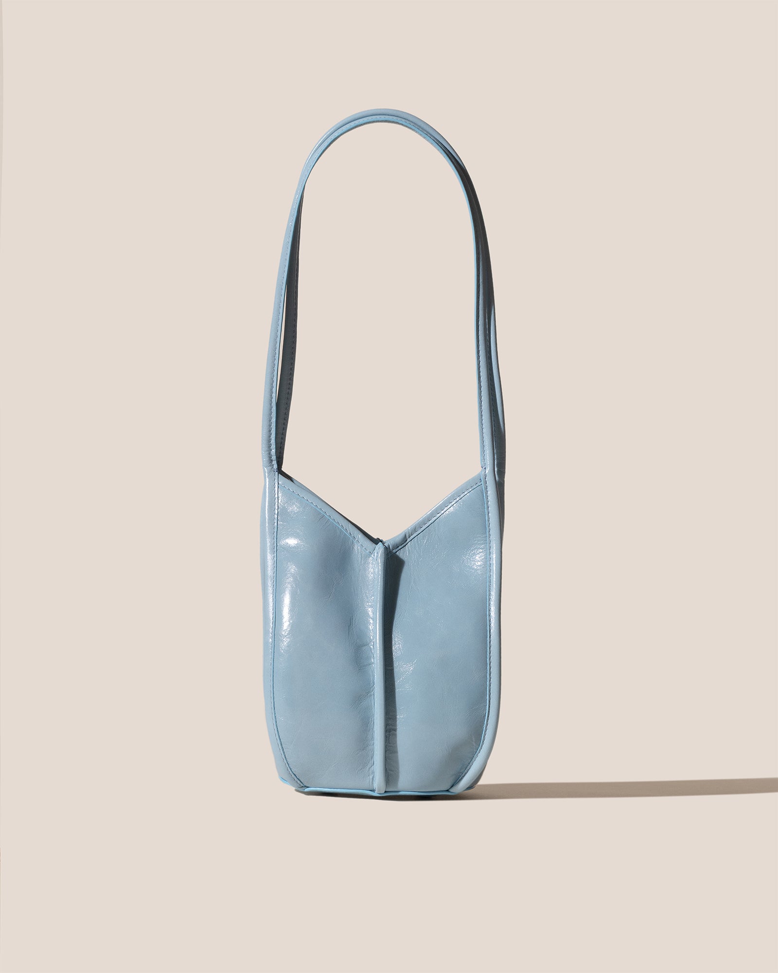 CALELLA BUCKET LEATHER - Leather-trimmed Shoulder Bag