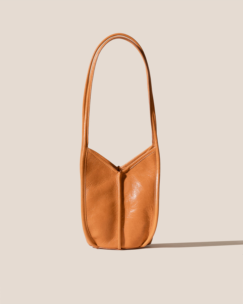CALELLA BUCKET LEATHER - Leather-trimmed Shoulder Bag