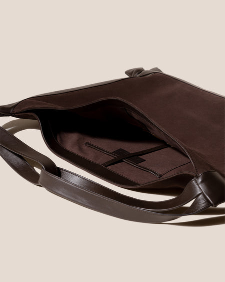CADOR SUEDE - Slouchy Shoulder Bag