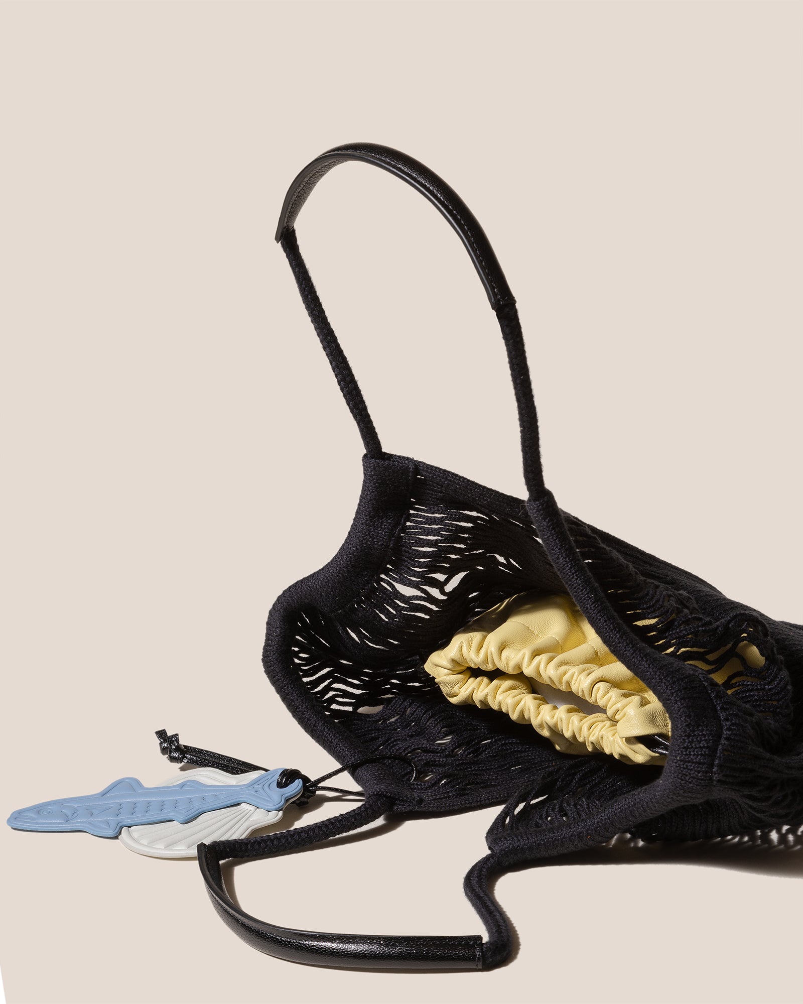 CALELLA FILT S CHARM - Knitted Cotton Net Bag