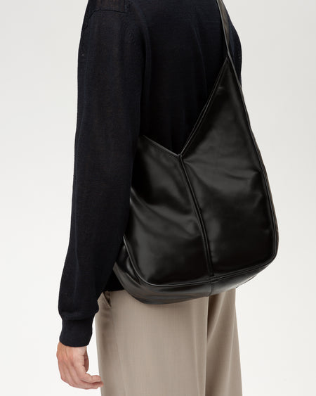 CALELLA CROSSBODY - Leather-trimmed Crossbody Sac