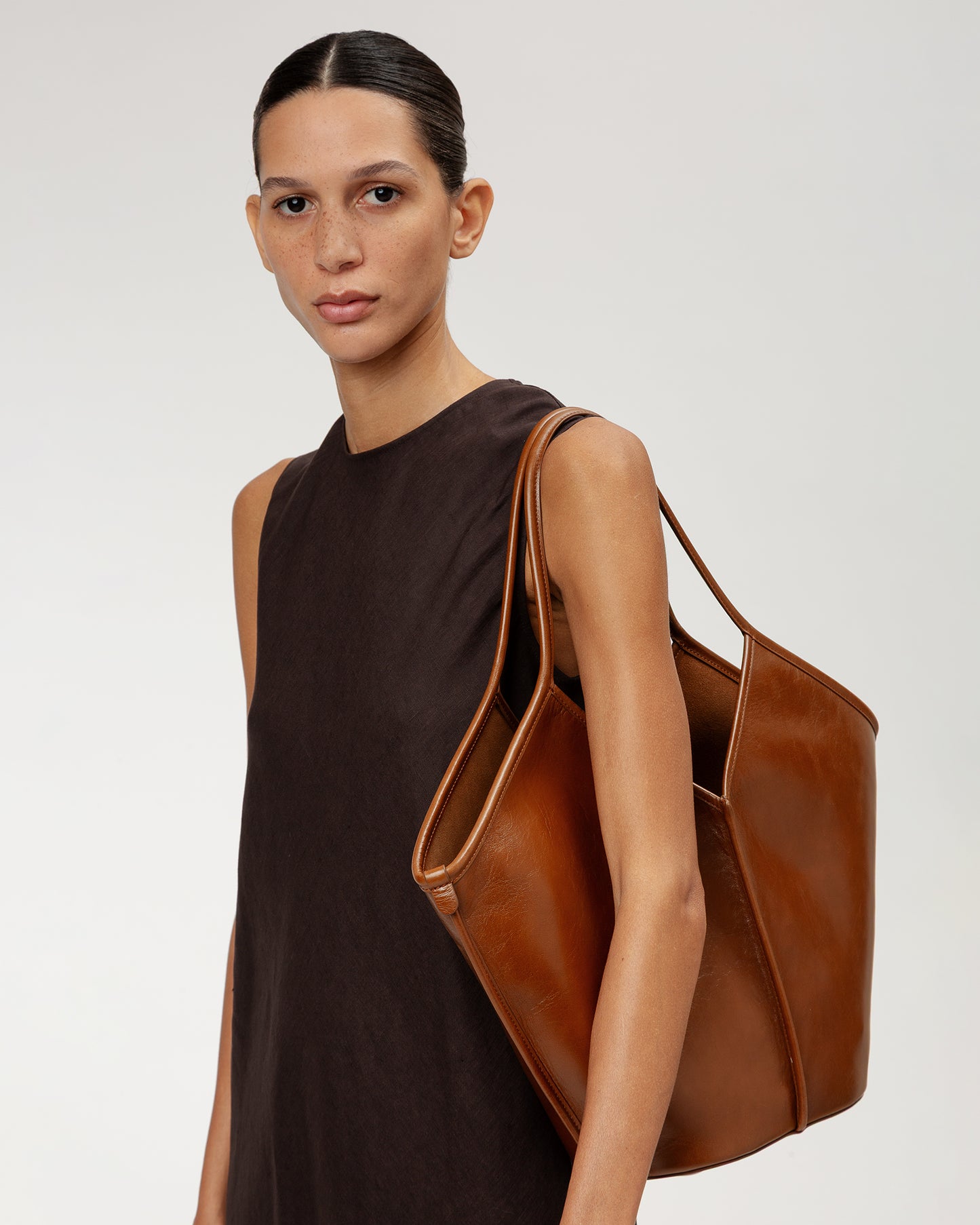CALELLA LEATHER - Leather Tote Bag