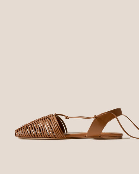 【HEREU】CALMA Squared-Toe Knotted Sandal CALMA - Squared-Toe Knotted Sandal – Hereu Studio