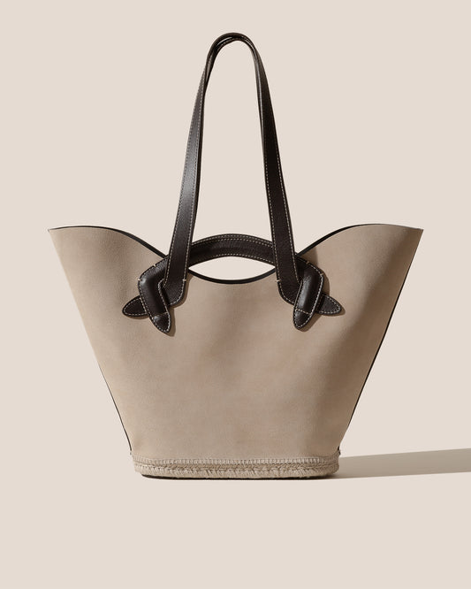 CARAVA SUEDE - Espadrille Suede Tote Bag