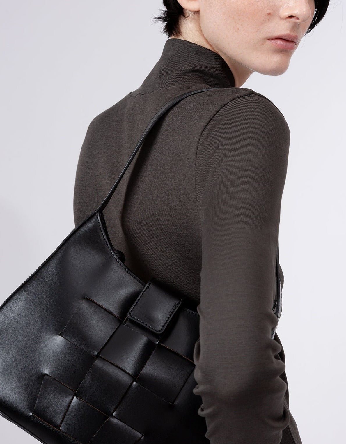 BAUZA Structured Shoulder Bag Hereu Studio