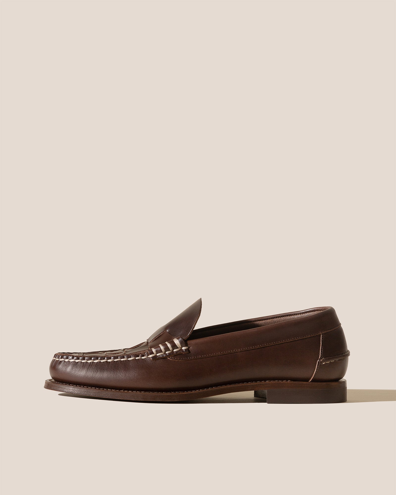 NOMBELA VEG TAN - Men's Interwoven Detail Slip-On Loafer