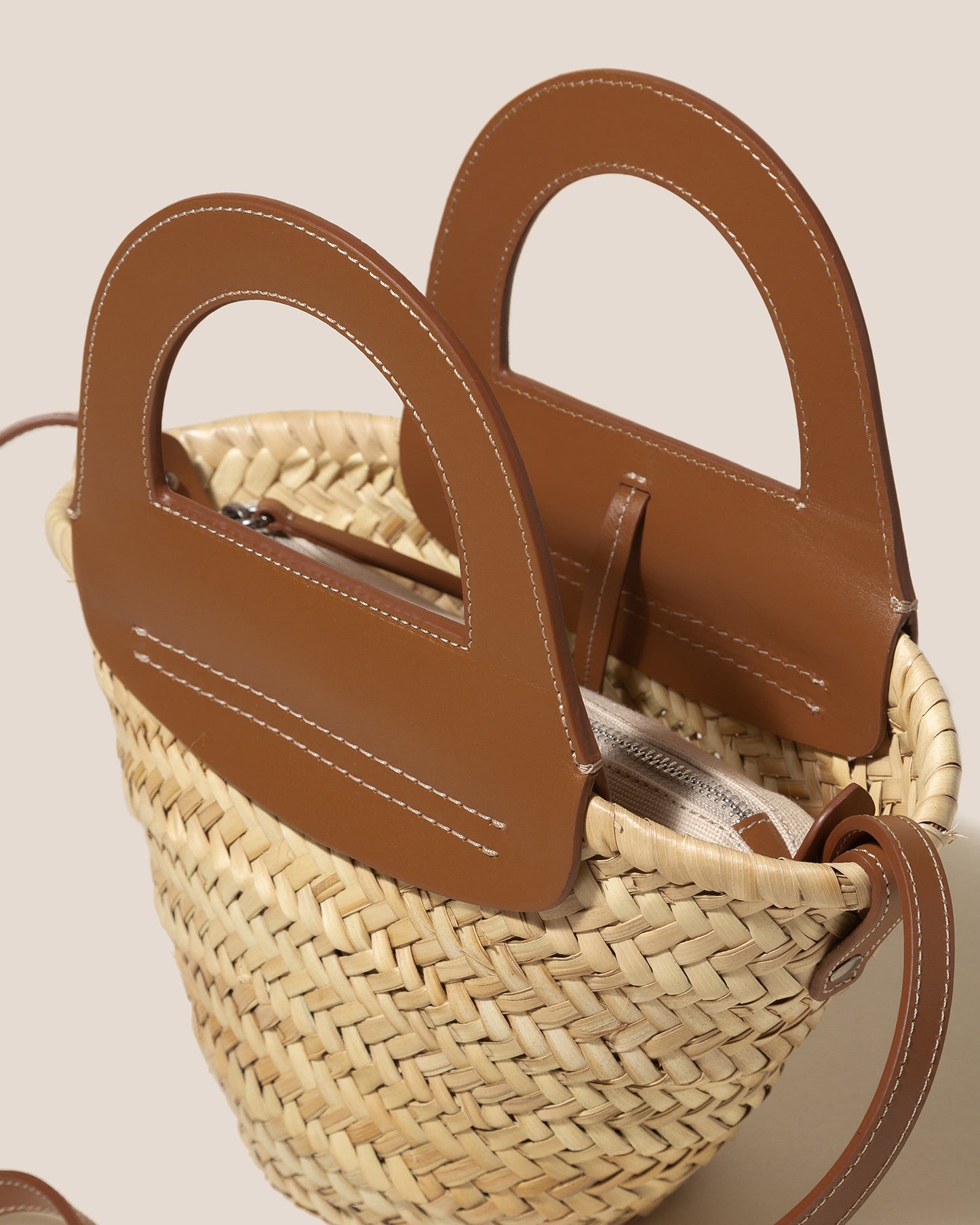 CABAS MINI - Small Handwoven Straw Tote Bag