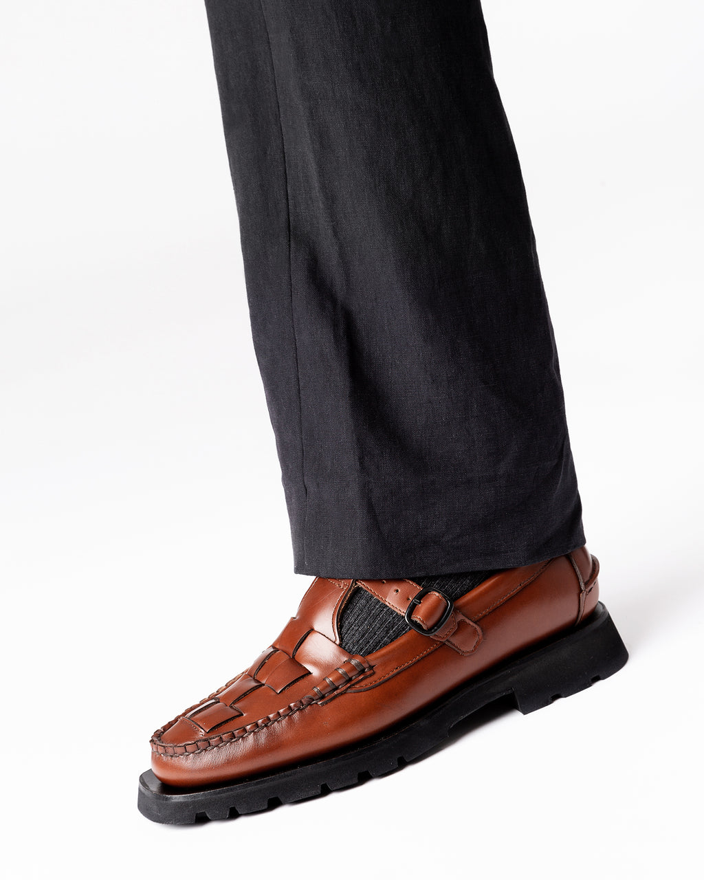 SOLLER SPORT - Tread Sole T-Bar Loafer