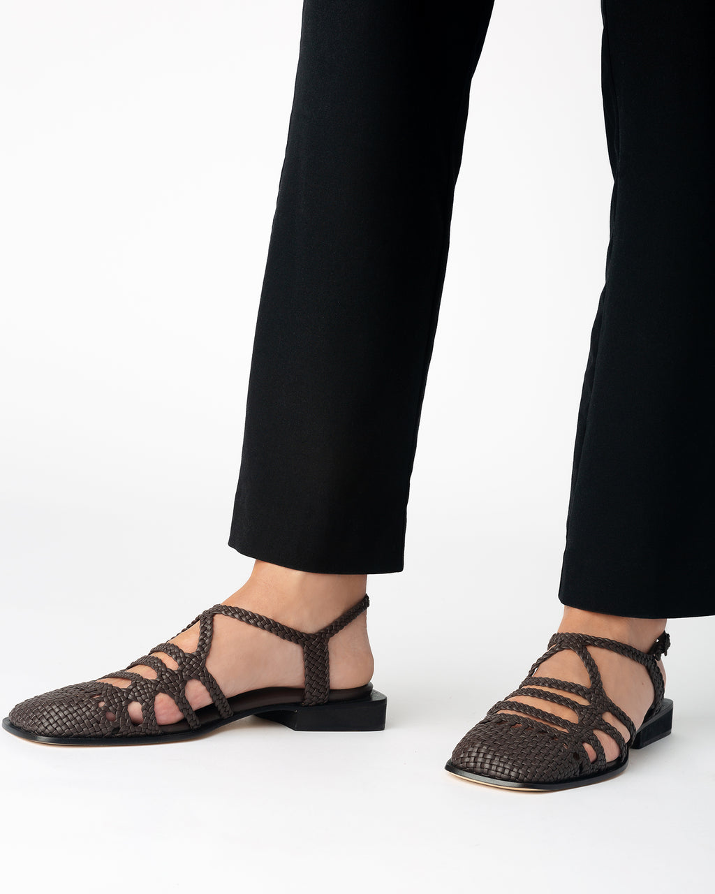 BARANA - Woven Slingback Mule