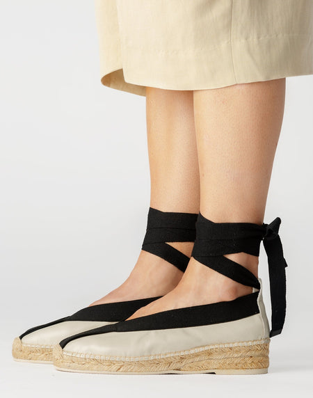 HORTA - Elasticated Espadrille Wedge