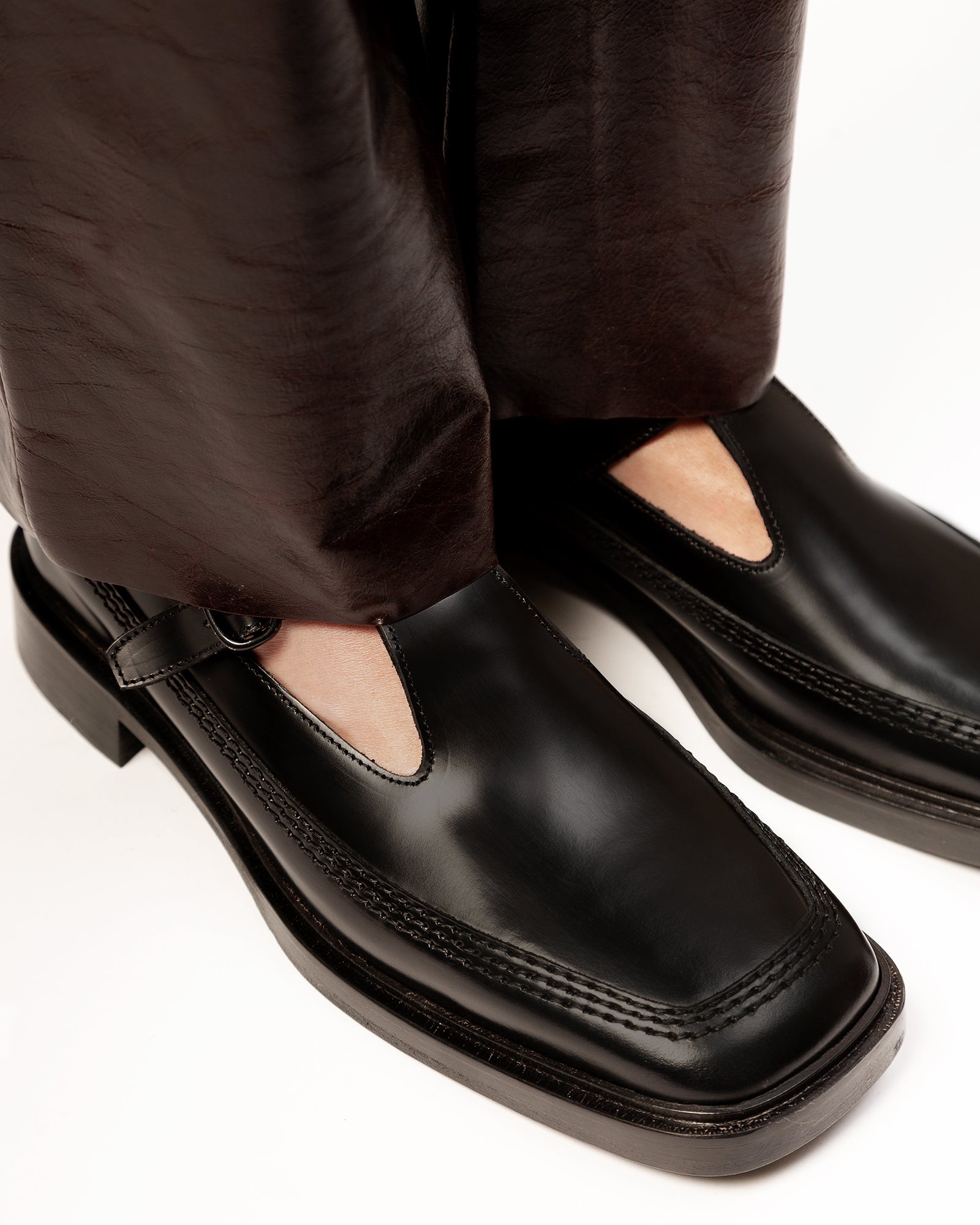 LLUISA POLISHED - T-bar Loafer