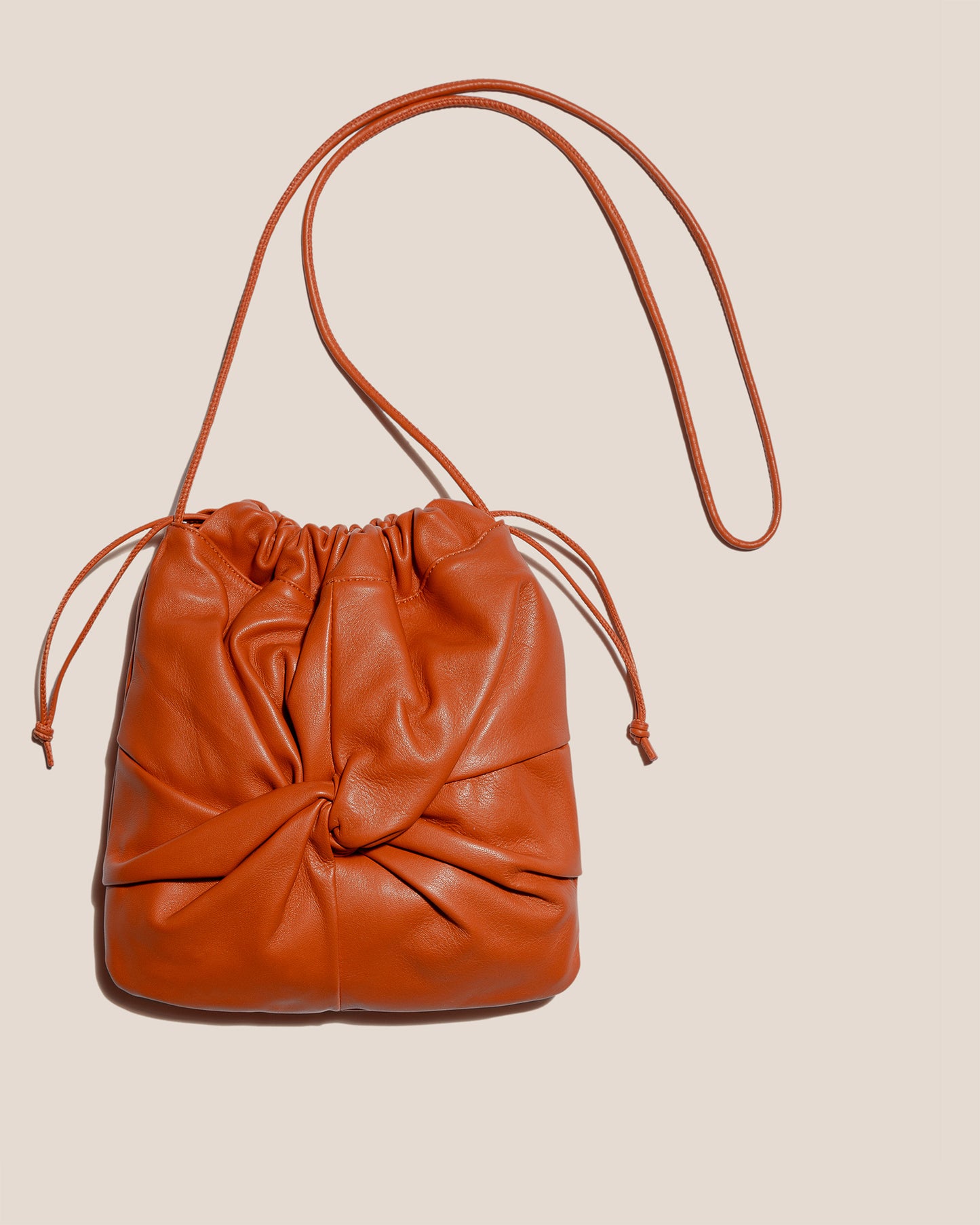 Hereu Sinia Woven Leather Cross-body Bag in Orange