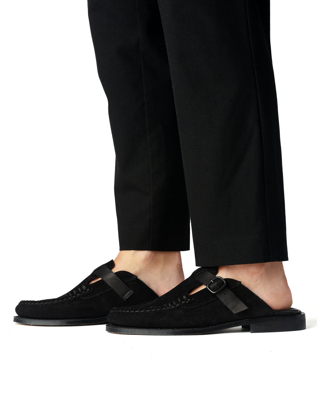 BARRACA - Men's Buckle-strap Mule Loafer
