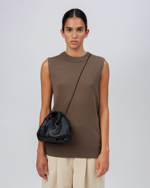 BOMBON - Plaited-handle Leather Handbag – Hereu Studio