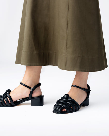 CABERSA HEELED - Padded Fisherman Sandal