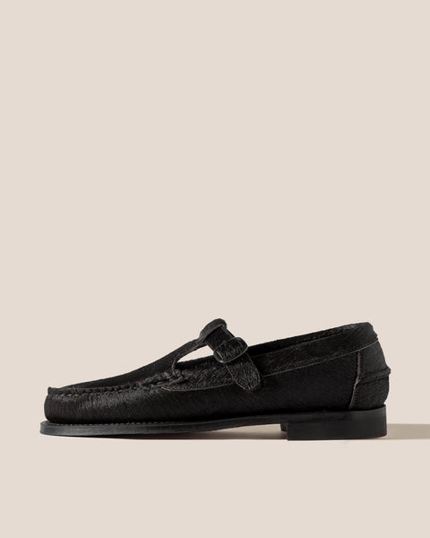 【HEREU】ALBER T-bar Loafer/black/38 ALBER - T-bar Loafer – Hereu Studio