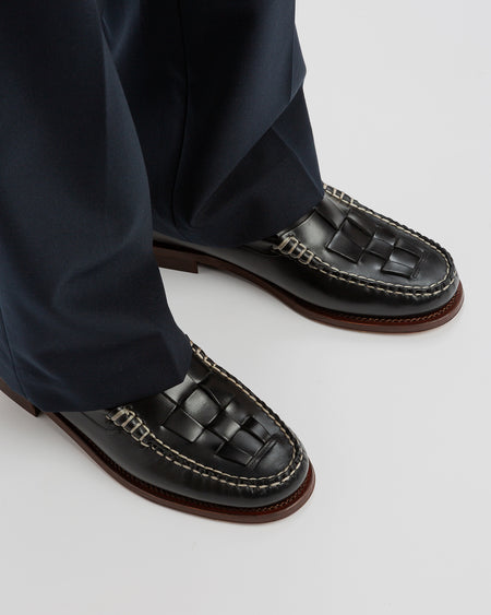 NOMBELA VEG TAN - Men's Interwoven Detail Slip-on Loafer