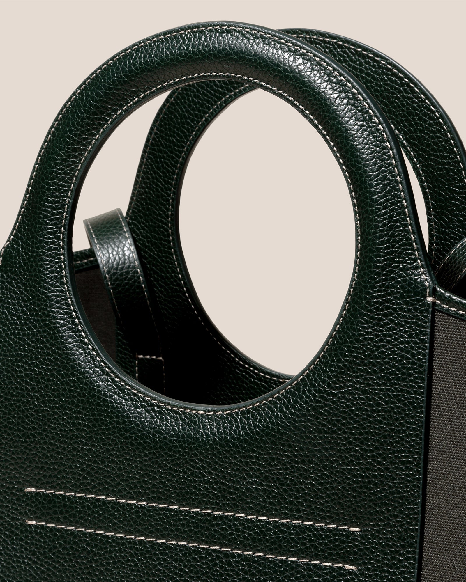 CALA L GRAINY - Canvas-Leather Tote Bag – Hereu Studio