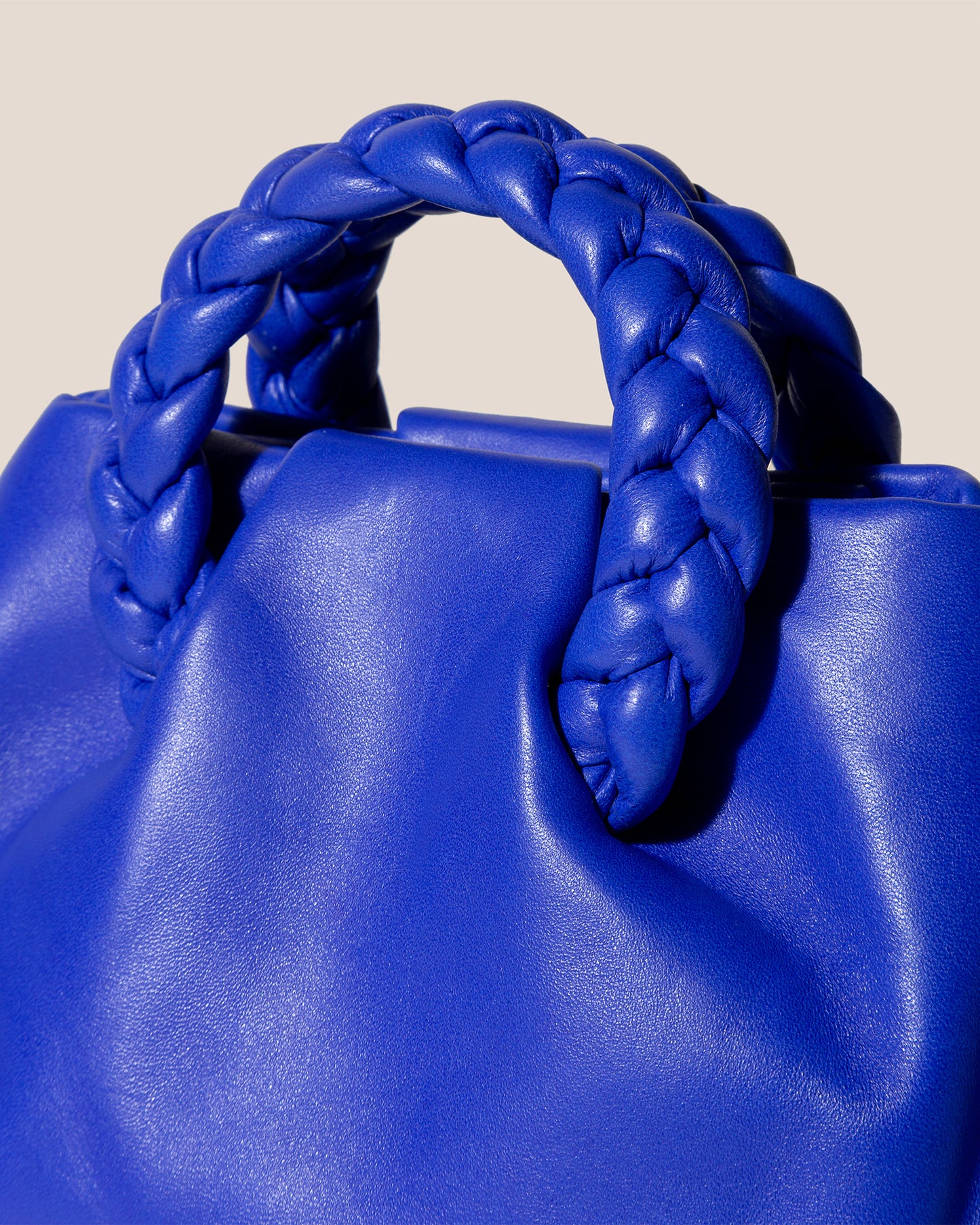 BOMBON SHEARLING - Small Plaited-handle Crossbody Bag – Hereu Studio