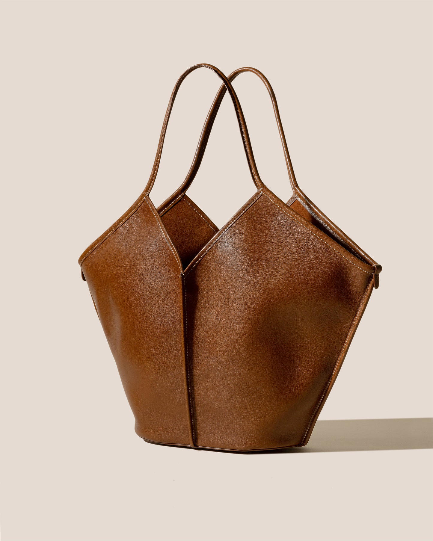 HEREU Calella Leather-Trimmed Canvas Tote Bag