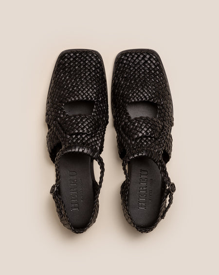 SERRA - Woven T-Bar Sandal