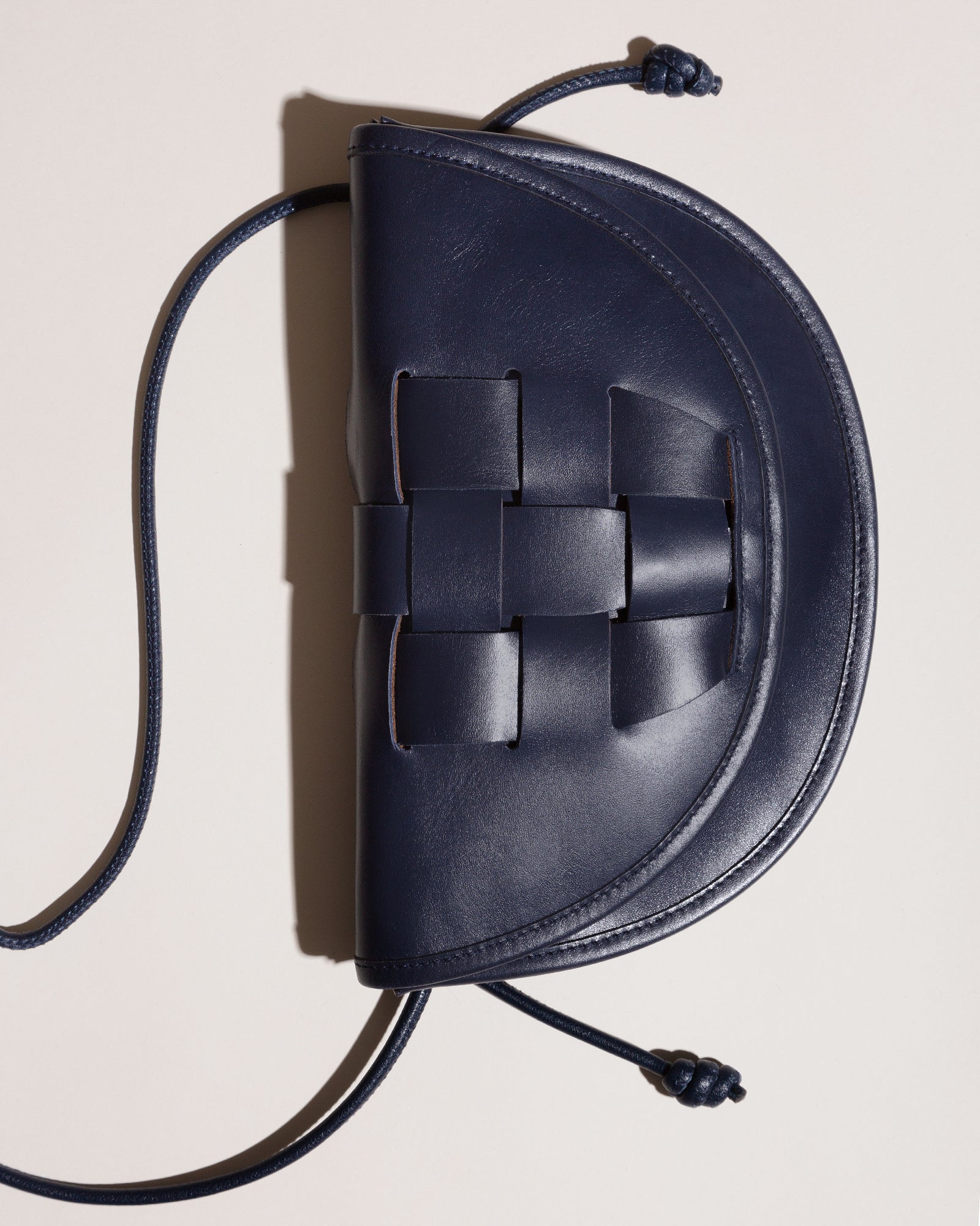 Hereu 'lluna' Woven Detail Leather Crossbody Bag Women Bags