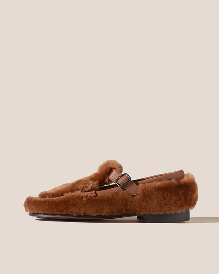 ALBER SHEARLING - Men's T-bar Loafer