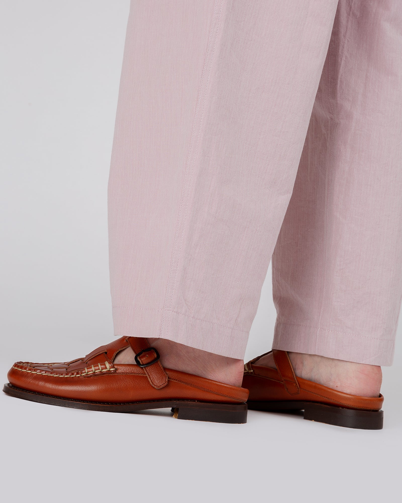 FERRIOL MULE - Men's Woven T-bar Mule Loafer