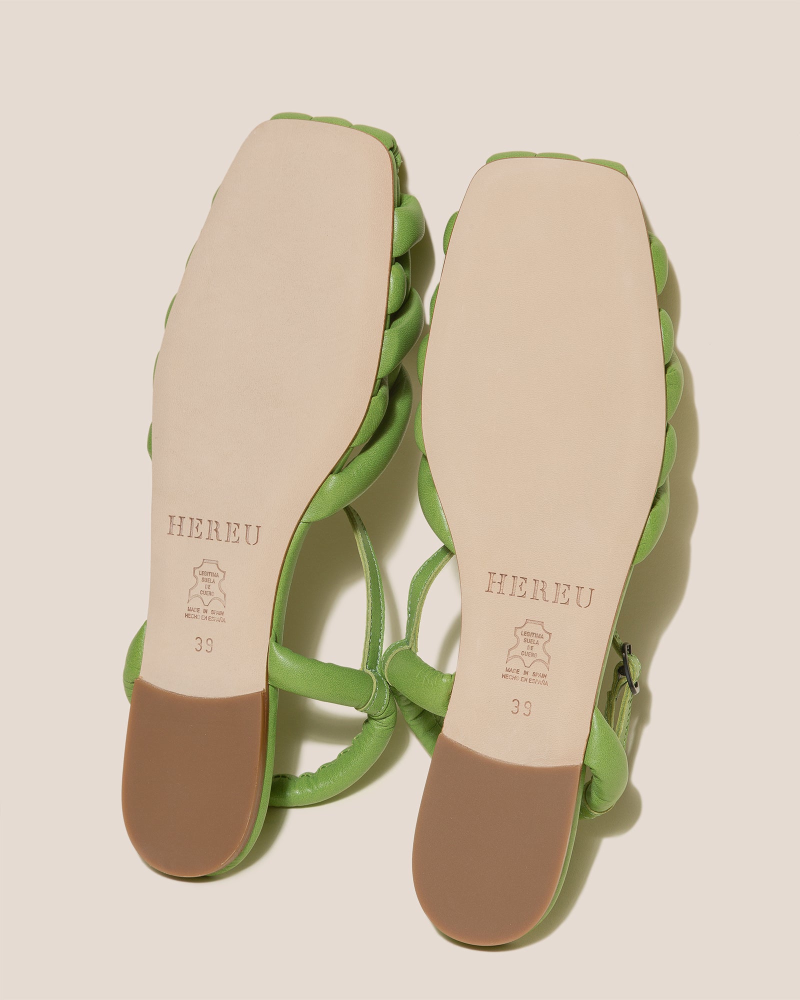 Neon green flat online sandals