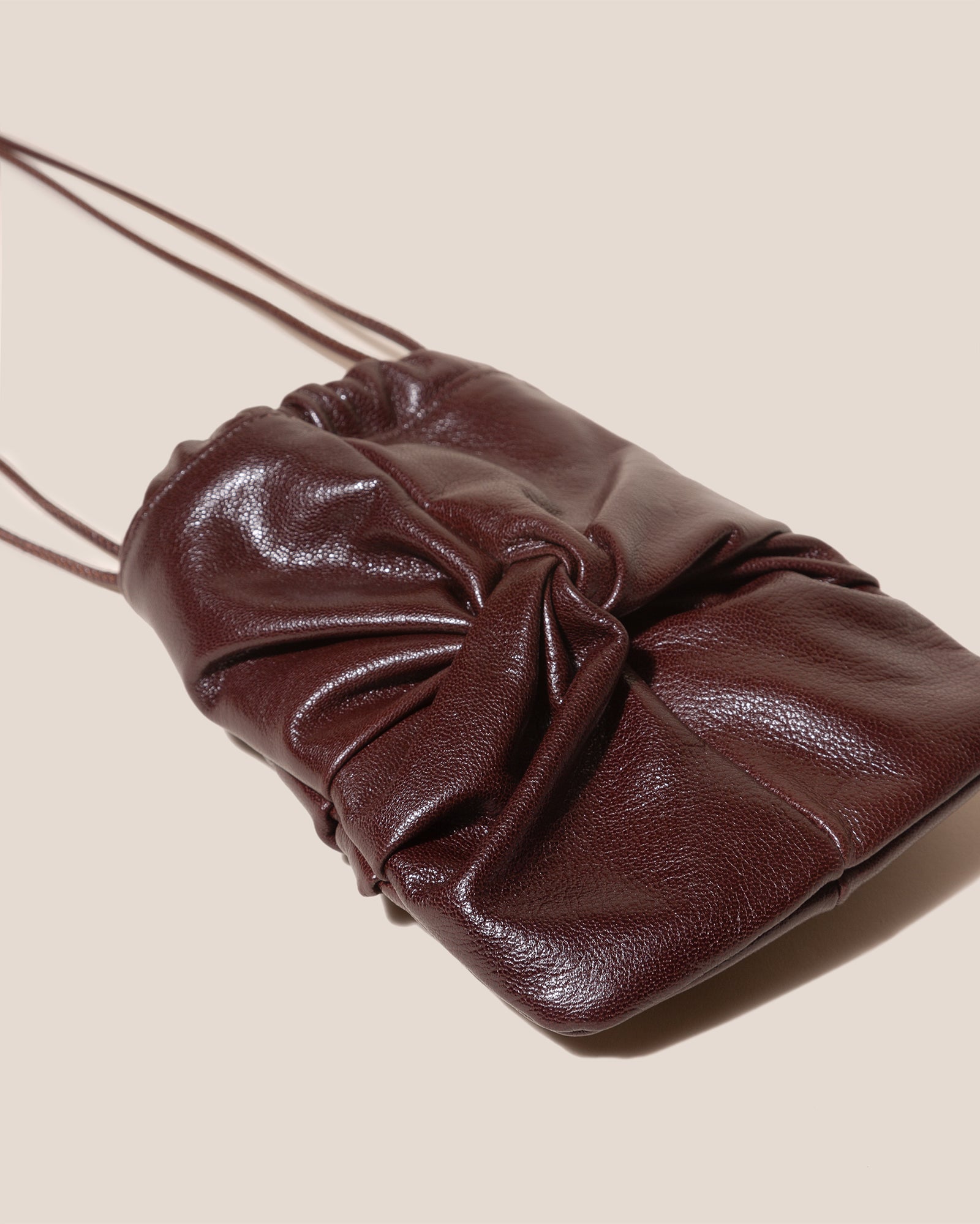Hereu Sinia Mini Woven Leather Crossbody Bag In Cream
