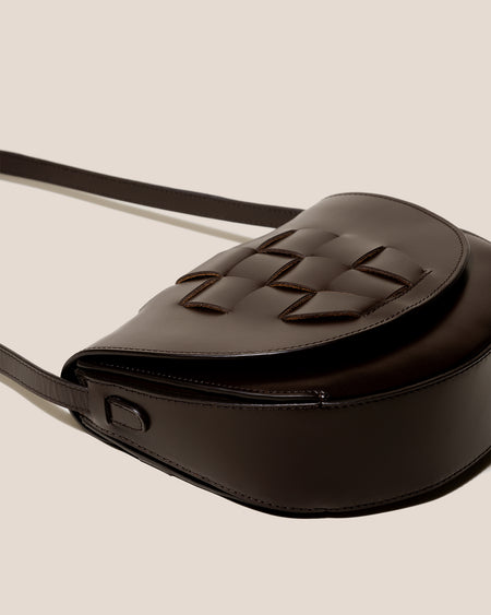 SINIA - Satchel Interwoven Front Detail Bag