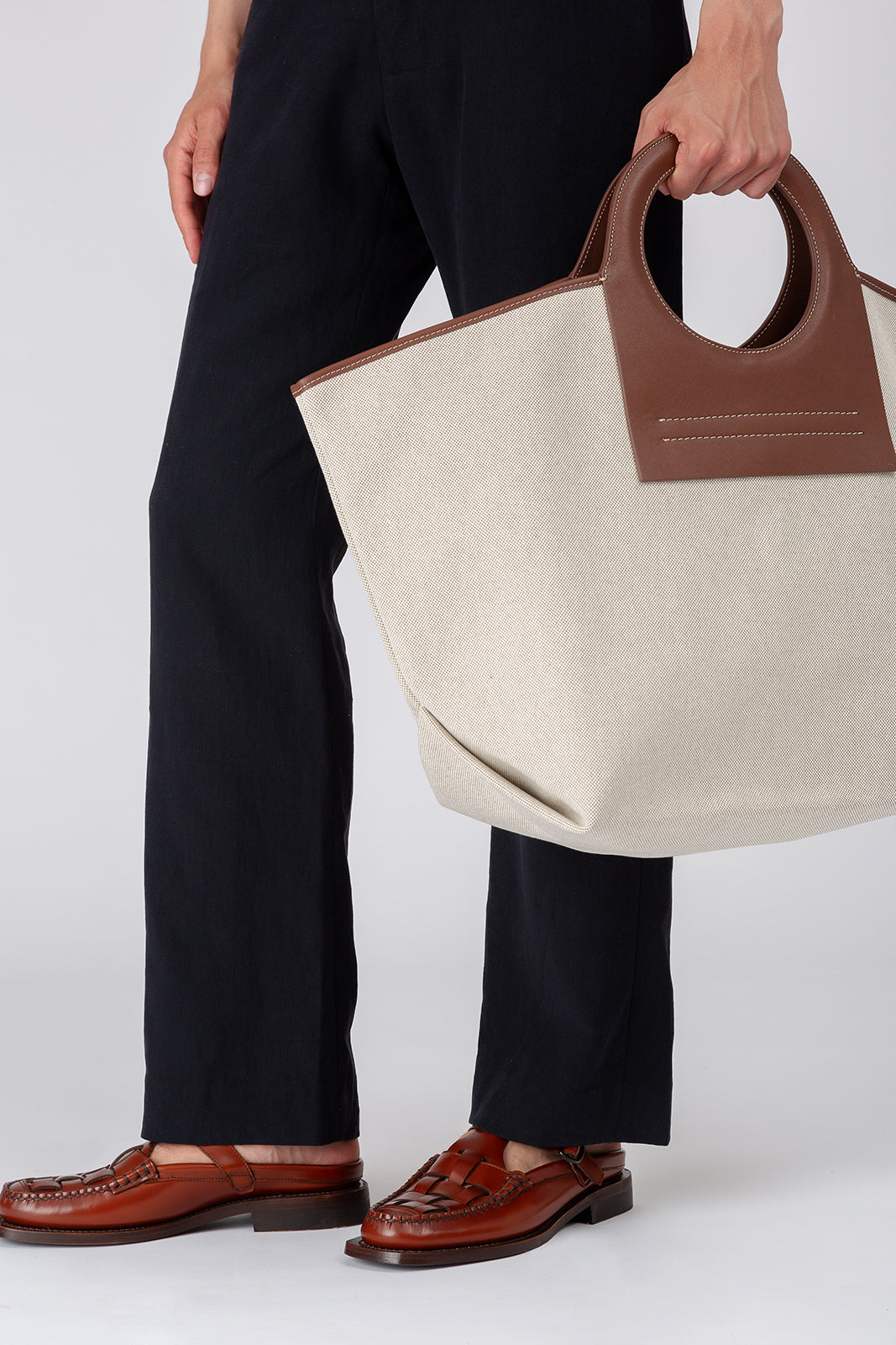 BONELL - Men's Woven T-bar Mule Loafer