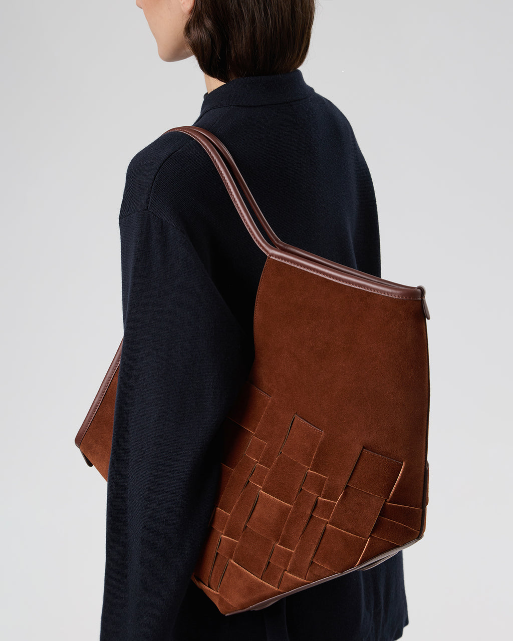 COLOMA SUEDE - Leather Tote Bag