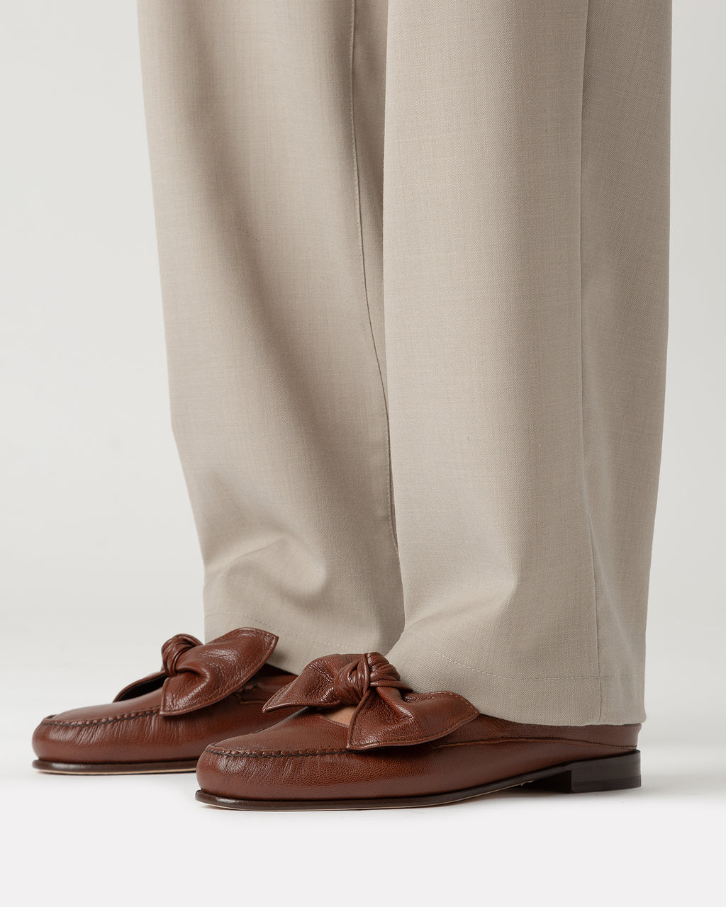 CORBATI MULE - Bow-Detail Slip-On Mule