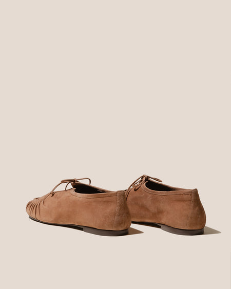 COVETA SUEDE - Pleated Lace-up Loafer