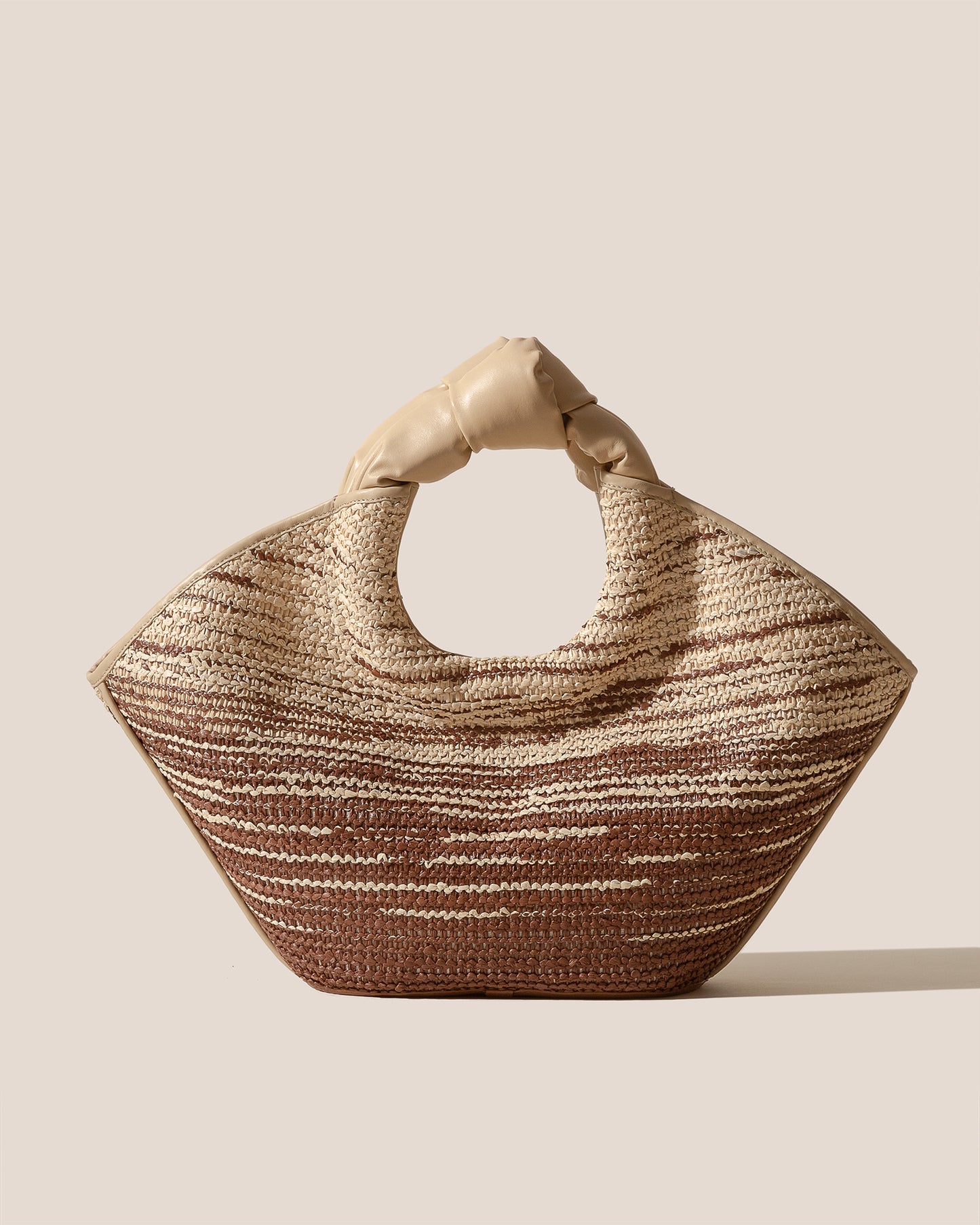 CASTELL RAFFIA OMBRE - Knotted-handle Tote Bag