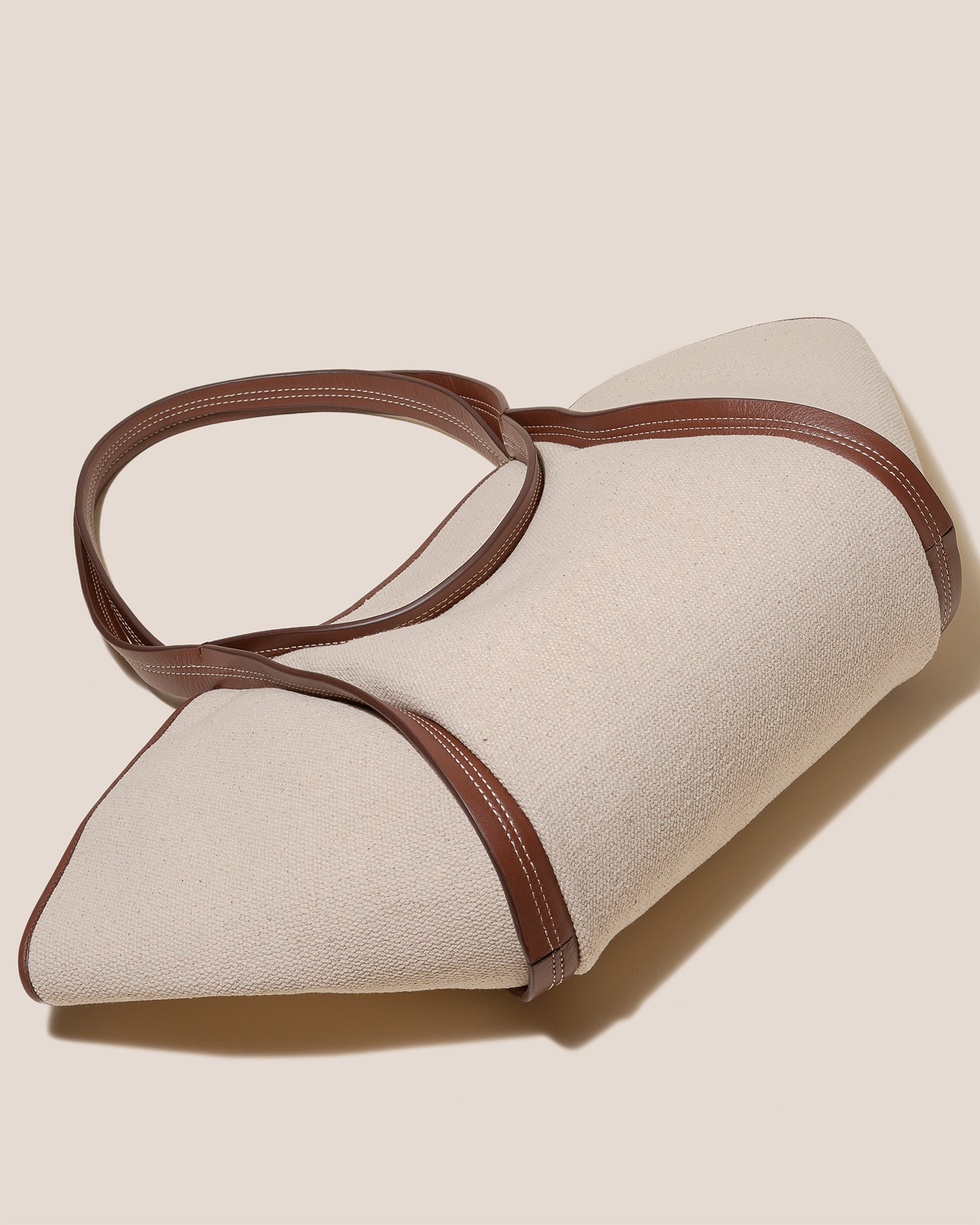 CUBER - Leather-Trimmed Canvas Basket – Hereu Studio