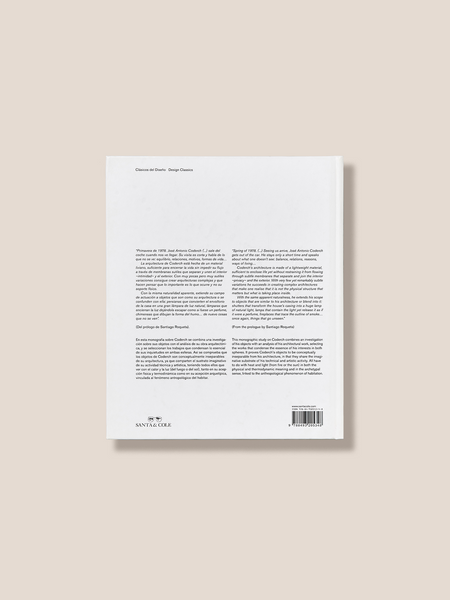 JOSÉ ANTONIO CODERCH - Design Biography Book by Antonio Armesto & Rafael Diez