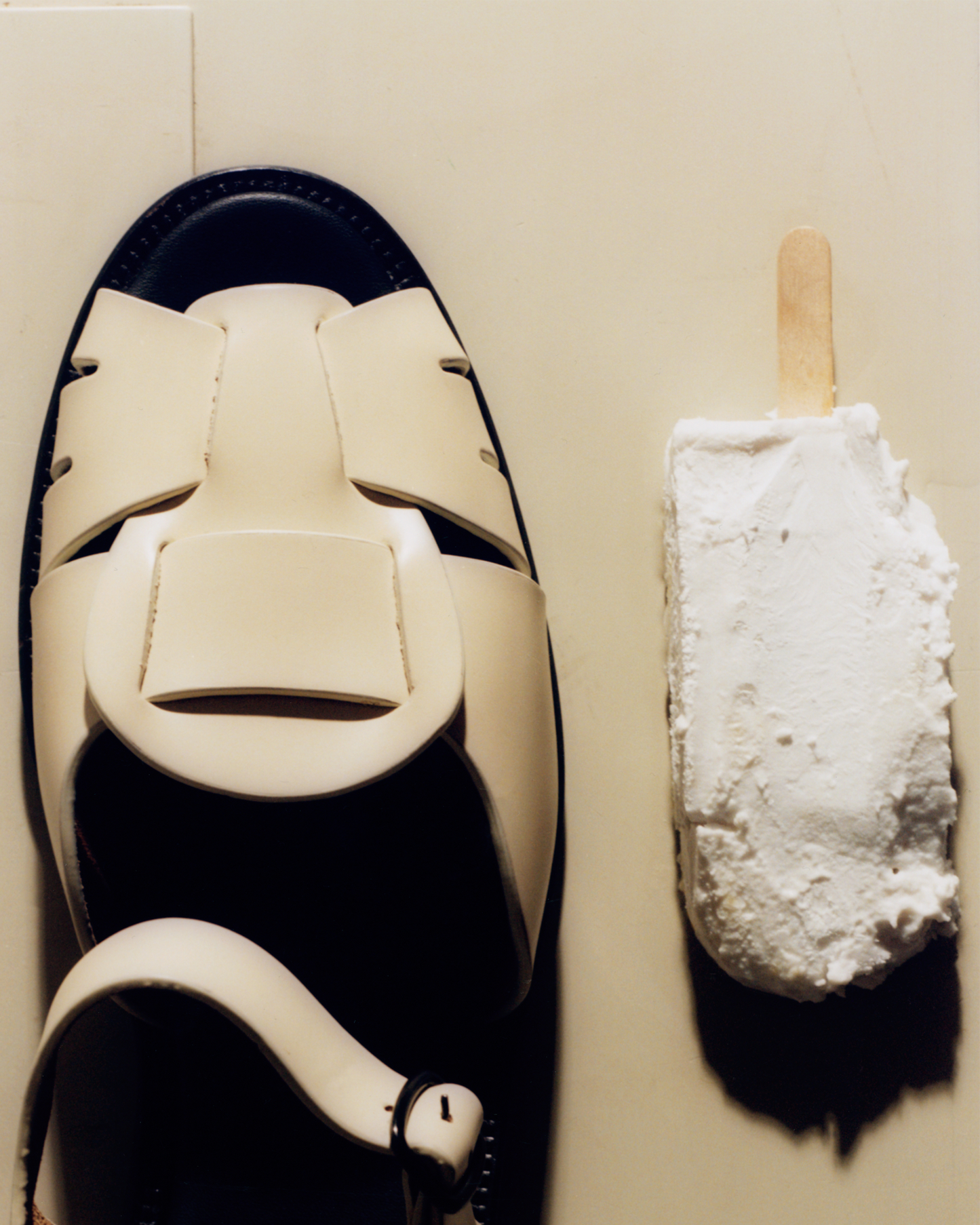 シューズ・サンダルその他 HEREU Woman Flat sandals Cream ANCOWFS24 CUSTARD ANCORA - Fisherman Sandal – Hereu Studio