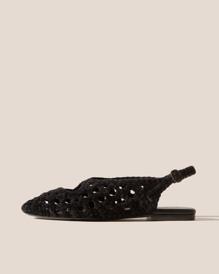 EMPURIA VELVET - Woven Slingback Sandal