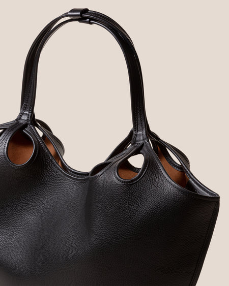 ESCALA GRAINY LEATHER - Cut-Out Tote Bag