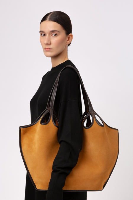 ESCALA SUEDE - Cut-Out Tote Bag