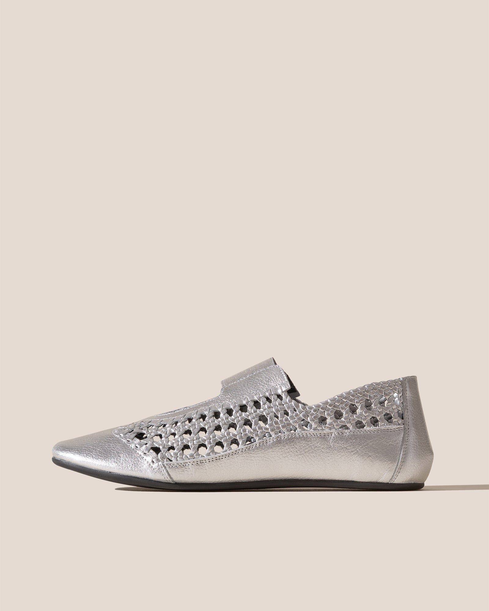 ESPORTIU MARY JANE WOVEN METALLIC - Sporty Mary Jane Shoe – Hereu
