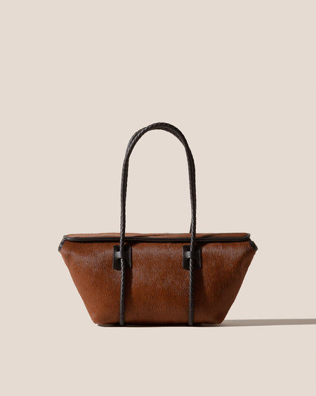 FORNA CALF HAIR - Leather Framed Shoulder Bag